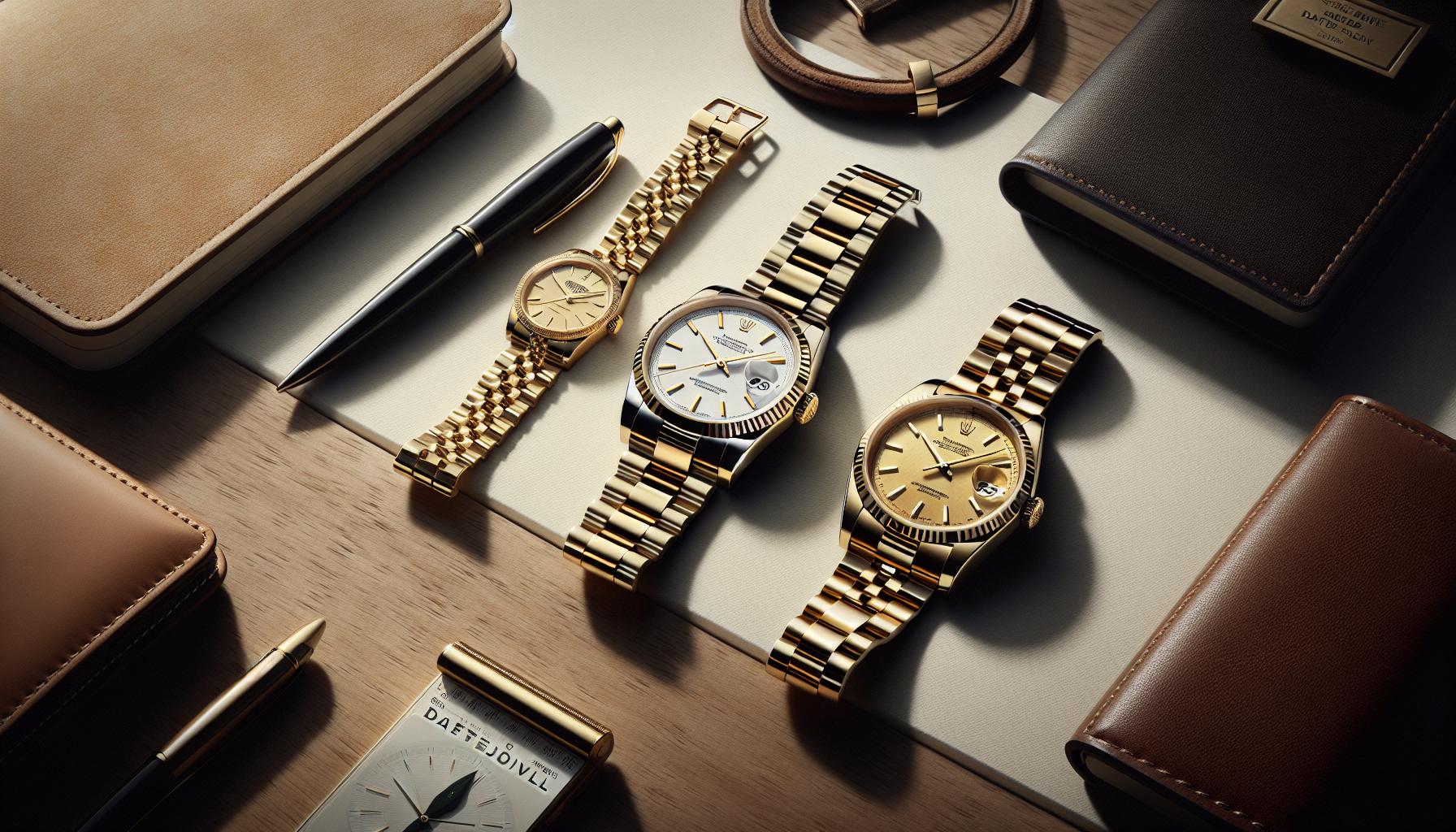 comparing⁢ Yellow, White, and Everose Gold Datejust⁢ Editions