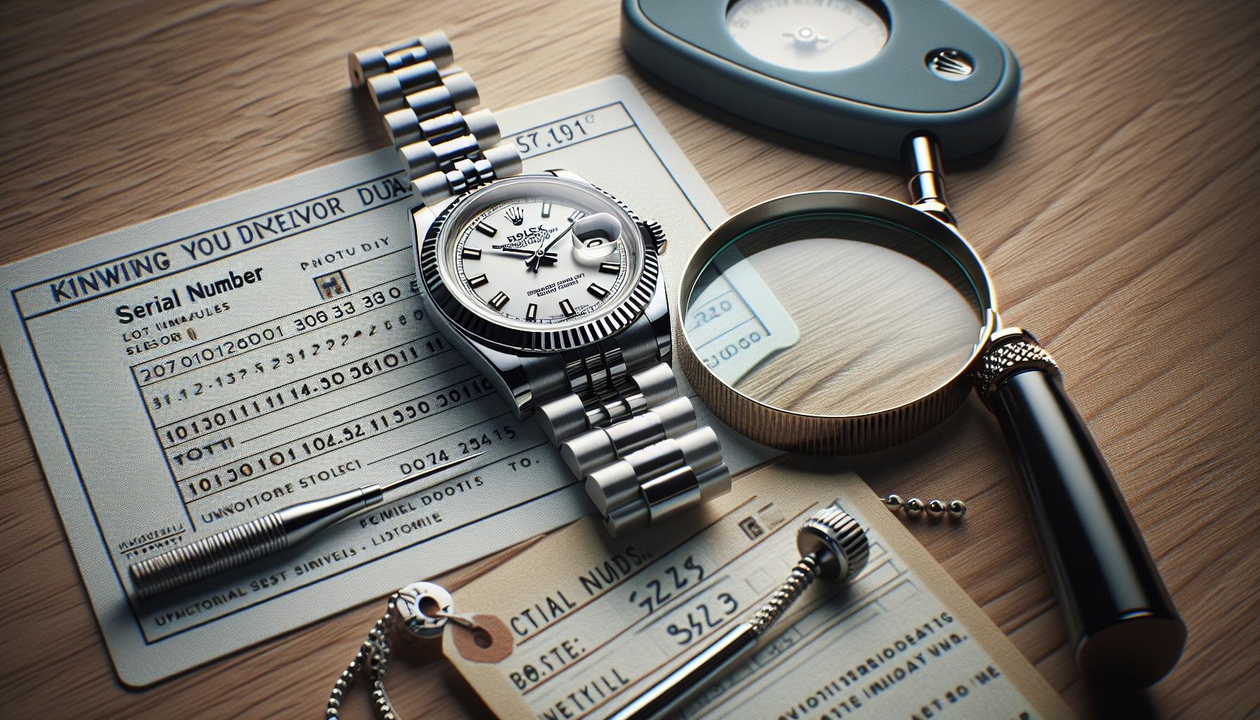 Why Knowing Your Rolex Datejust Serial Number‌ Matters