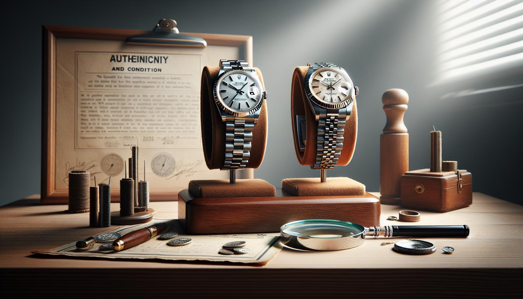 Authenticity and Condition: Effects on Vintage Datejust Value
