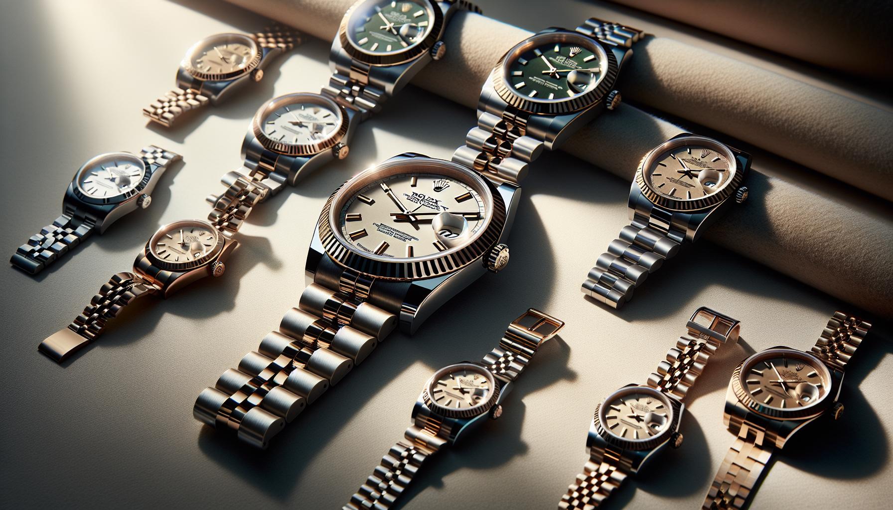 Comparing Datejust 31mm to Other Datejust Sizes