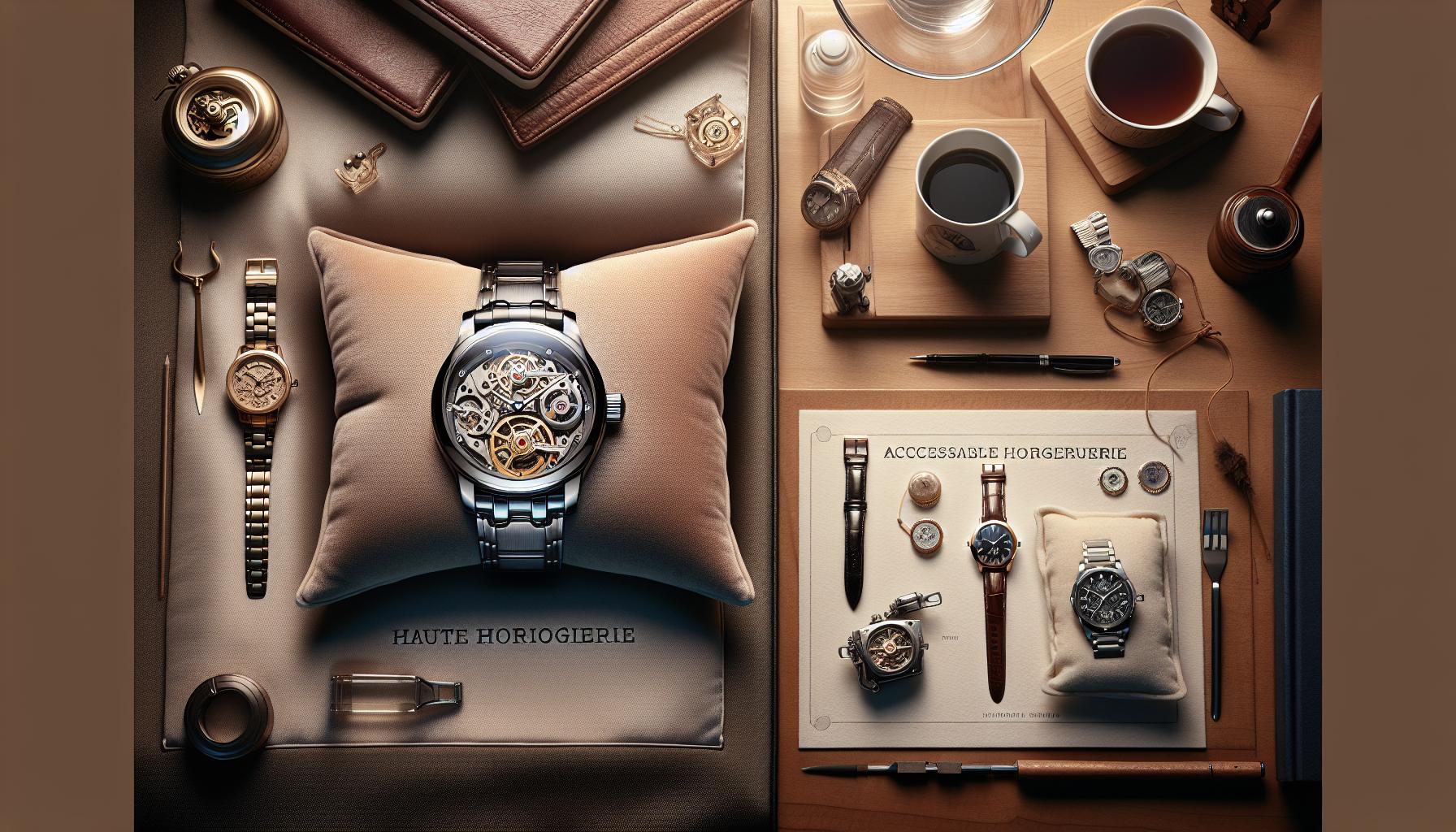 Comparing Haute Horlogerie and Accessible Timepieces He Owns