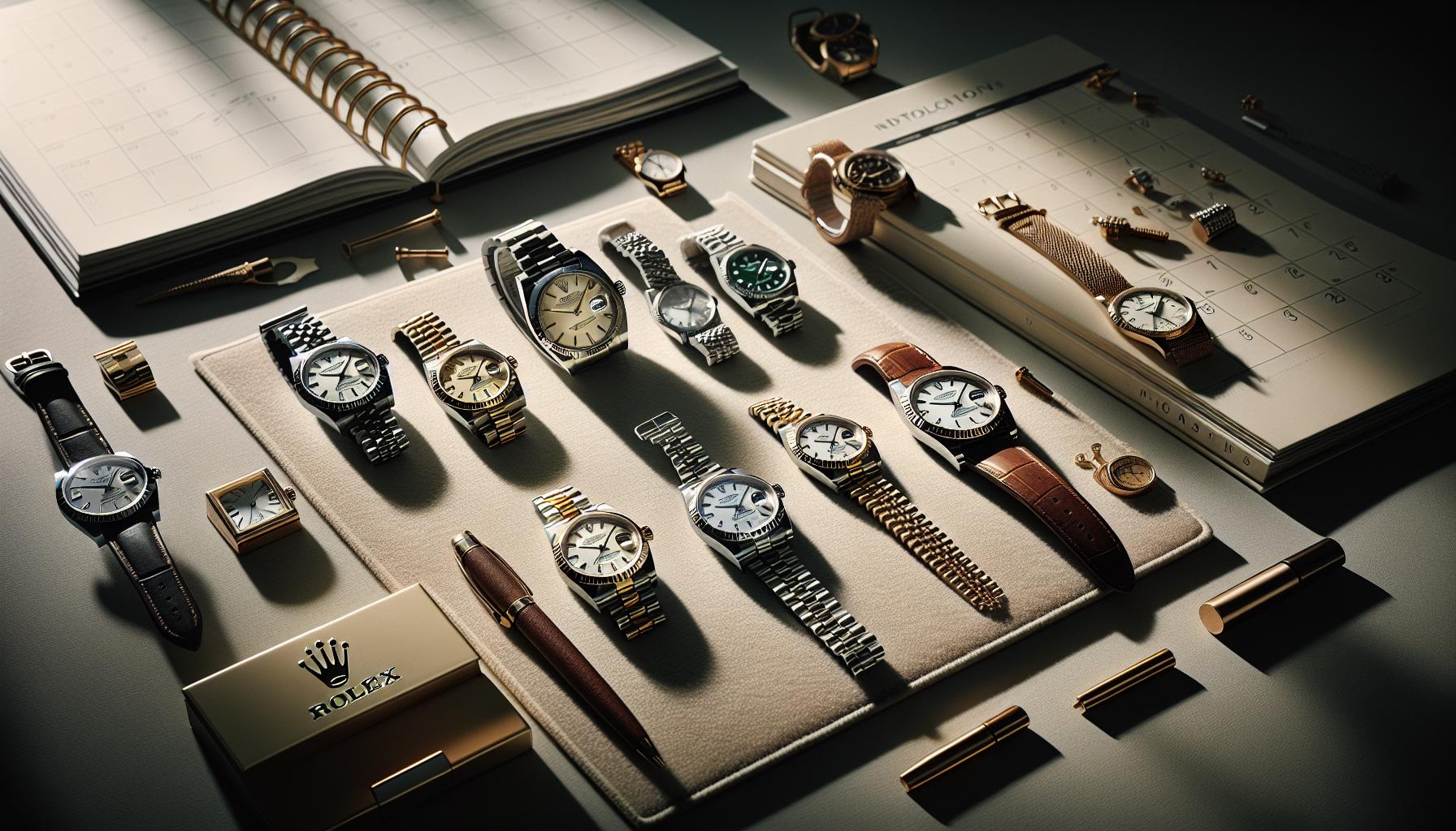 Comparing Rolex Datejust Day-Date with Other Rolex Models