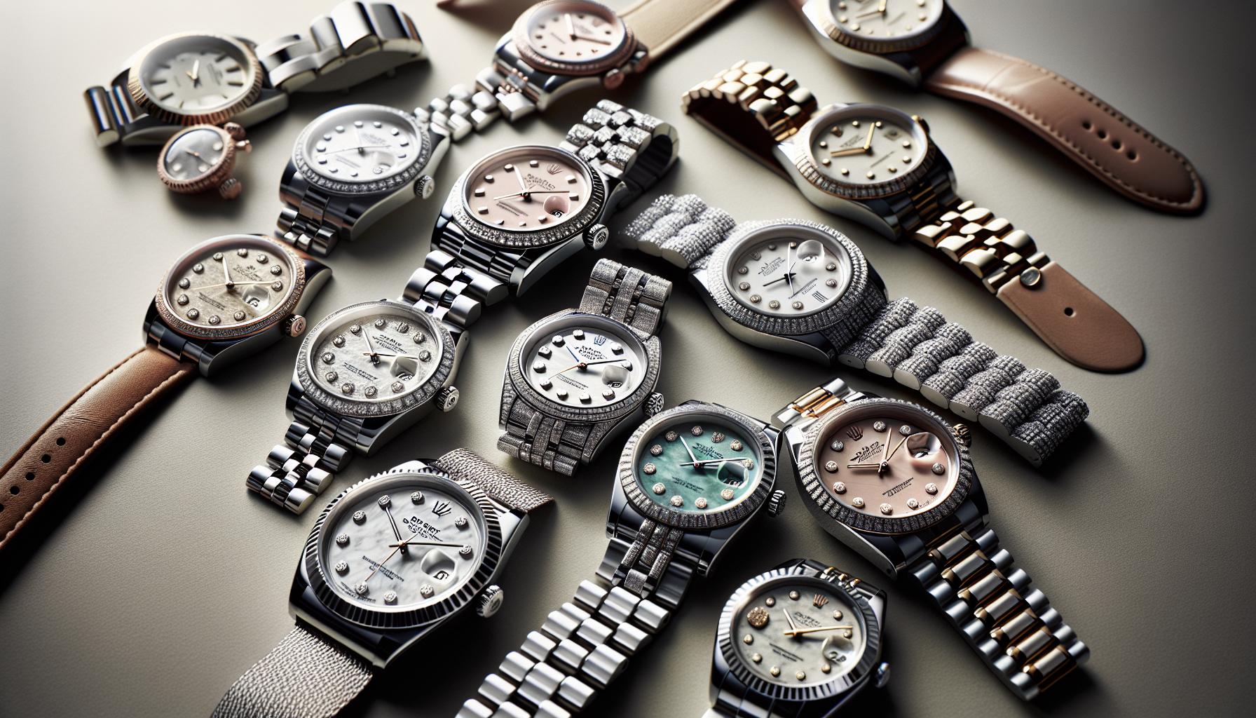 detailed Breakdown of Current Datejust ⁤Ladies Models