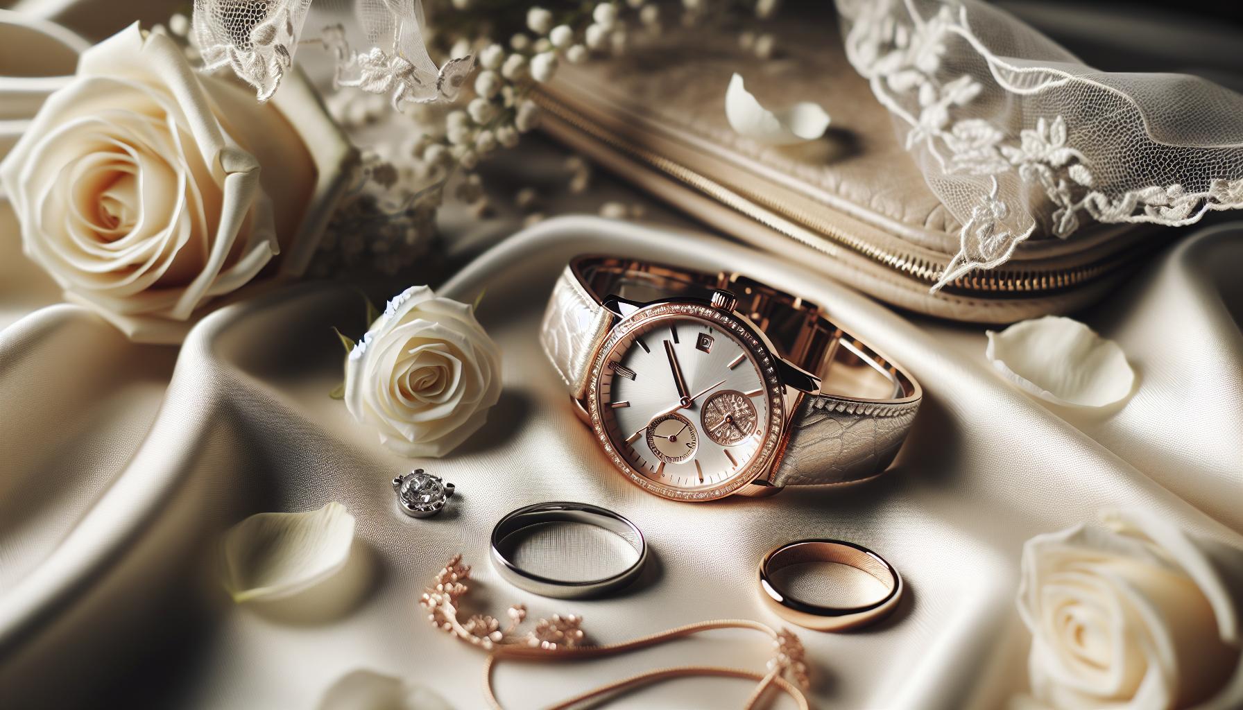 Elegant Case Materials and⁢ Finishes for Bridal Watches