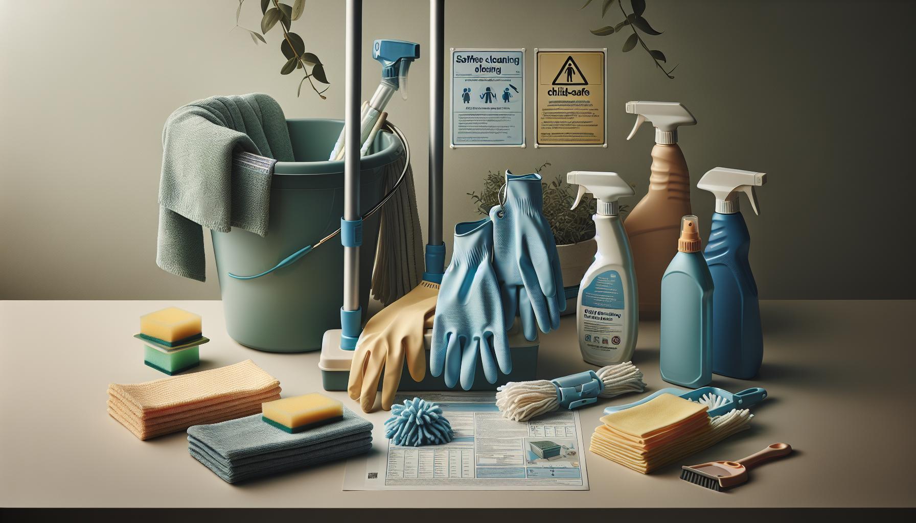 essential Tools and Supplies for ⁤Safe Cleaning