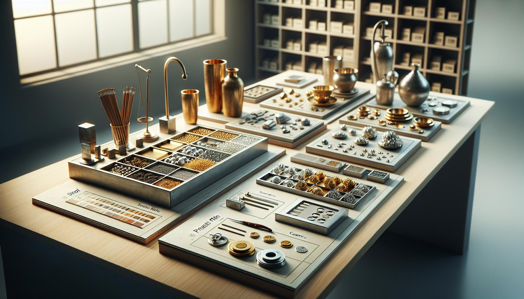 Evaluating Materials: Steel, Precious Metals, ‍and Ceramics