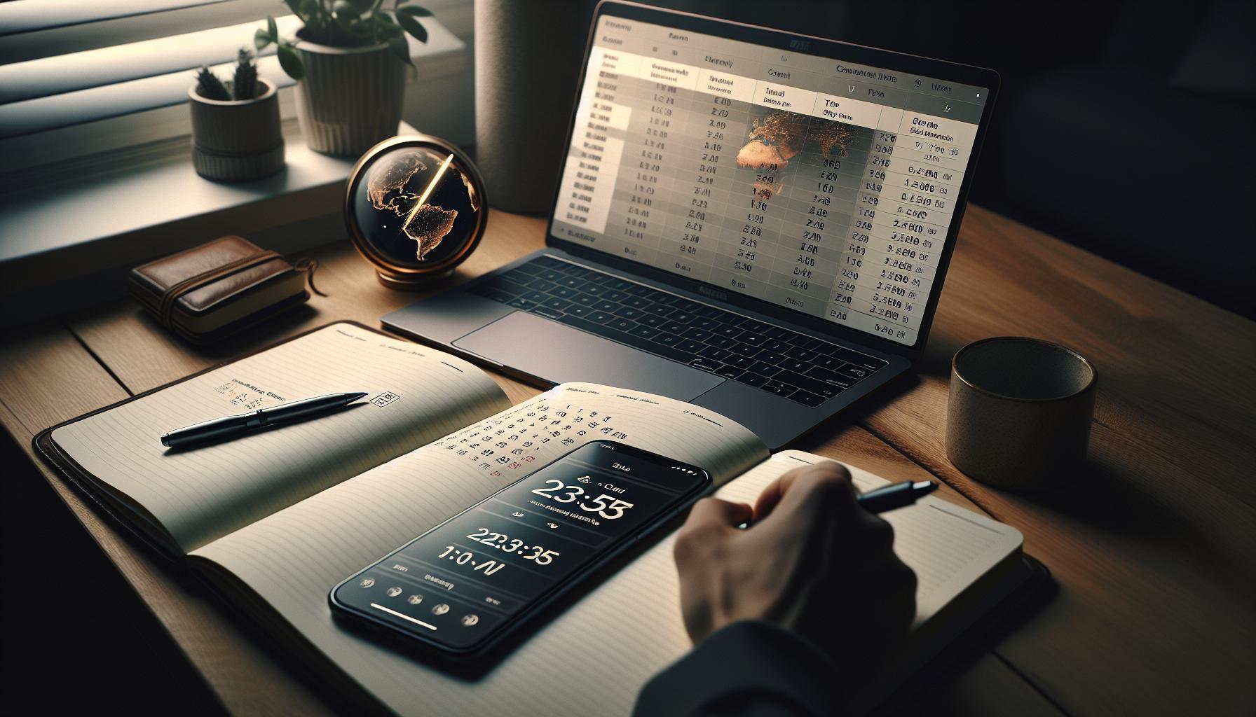 How to Correct Day⁢ and ​date After Time Zone Changes