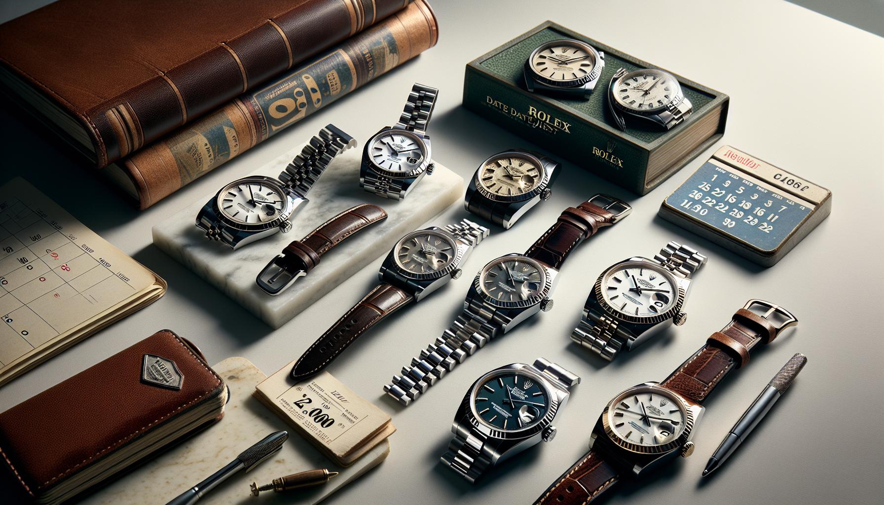 Key Rolex​ Datejust Models and Variants from Y2K