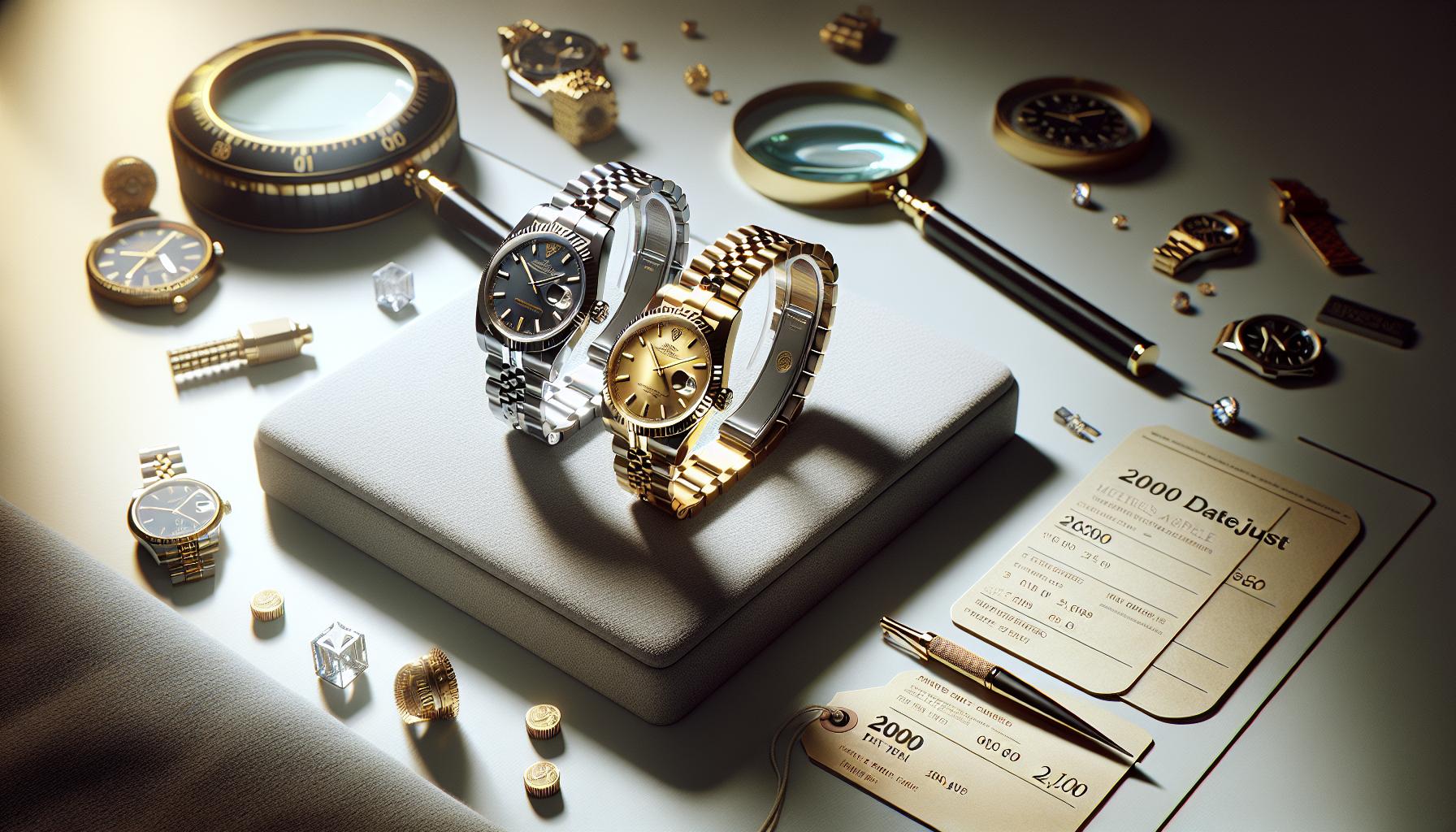 Material Differences Impacting 2000 Datejust Prices