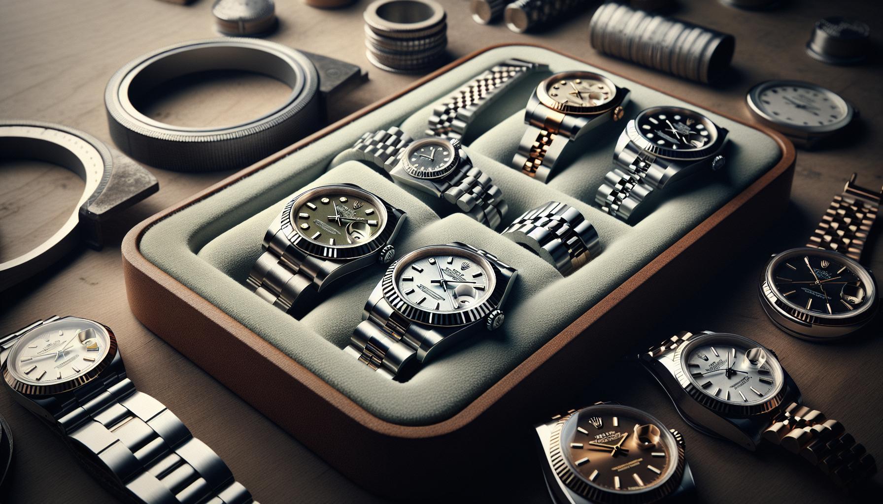 Rolex Datejust Case Materials and Impact on Size