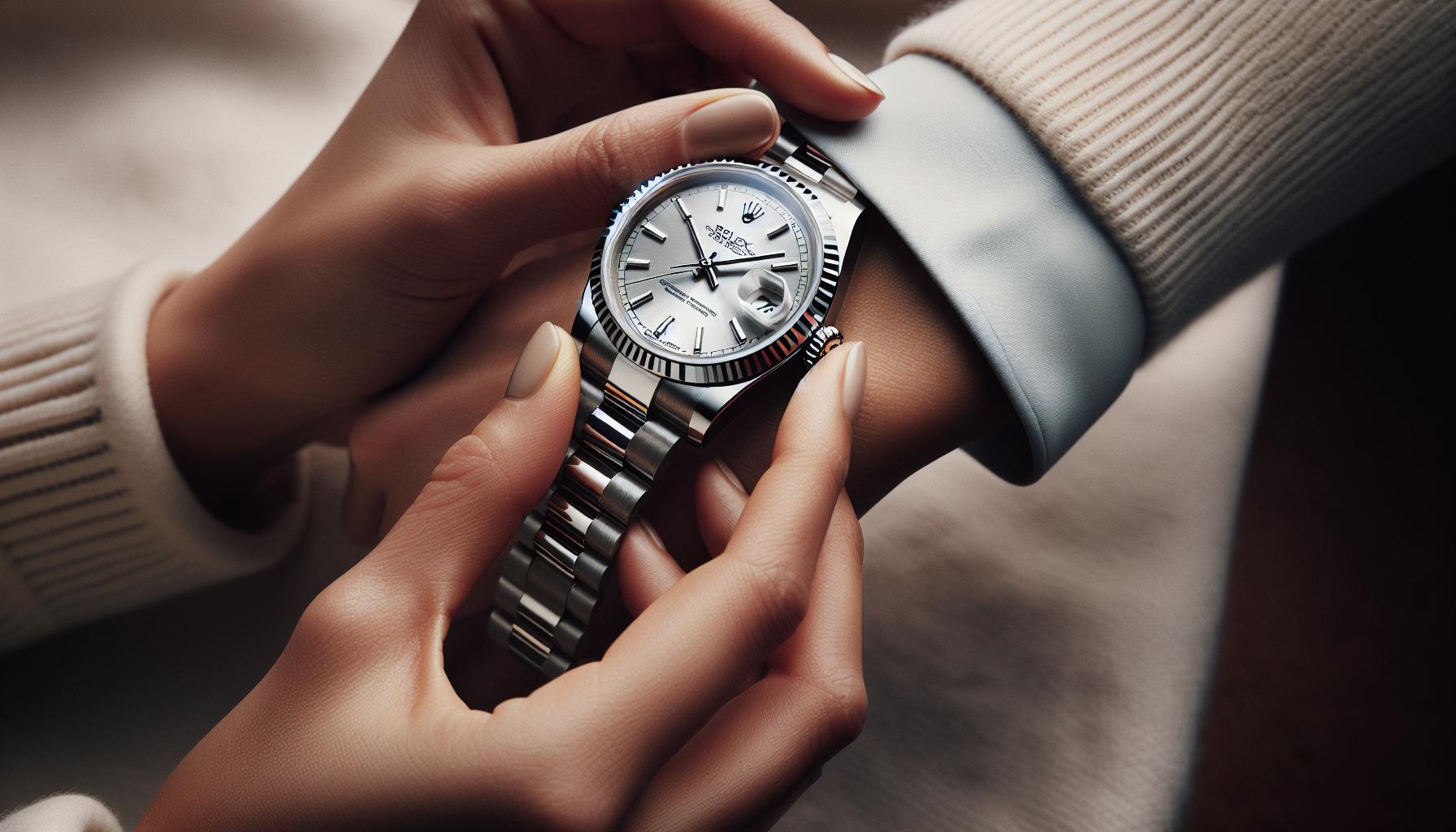 Step-by-Step Guide to Setting ⁣the Time on a Lady⁤ Datejust