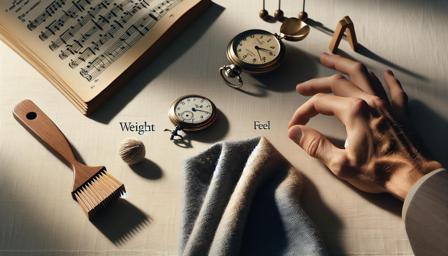 Weight, Feel & Sound: Tactile Signals ⁤of Authenticity