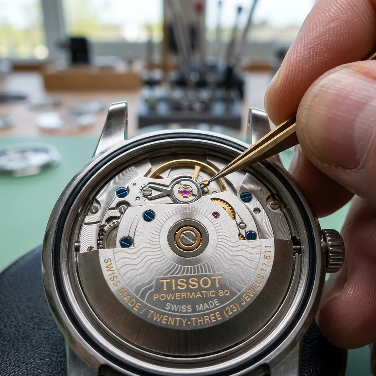 tissot powermatic 80 regulate timing